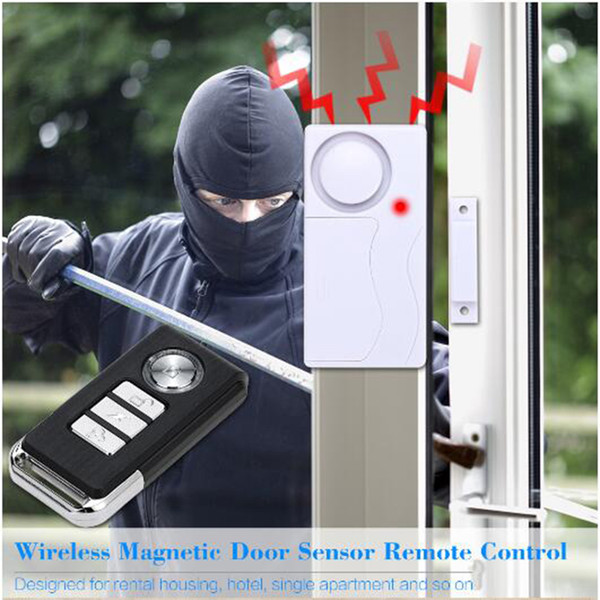 New Magnetic Smart Wireless Remote Control Alarm Anti-theft Door Window Intrusion Detection Alert Door Home Security Alarm System