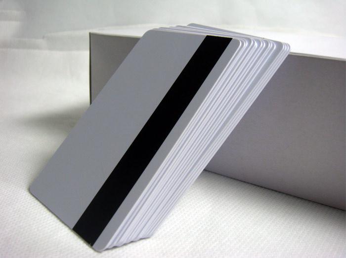 100pcs Blank CR80 Hico magnetic stripe Plastic Cards ISO standard size printable white pvc card