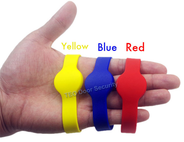 50Pcs RFID 125KHz EM4100 ID Color Waterproof Silicone Wristband Watch Tag Bracelet Watch Card Proximity ID Access Control