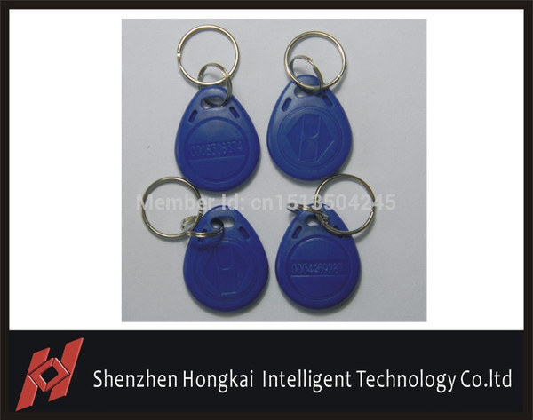 Wholesale- Free shipping 100Pcs/lot 125Khz EM4305 Read and Rewrite Token Tag Keyfobs Access Control card