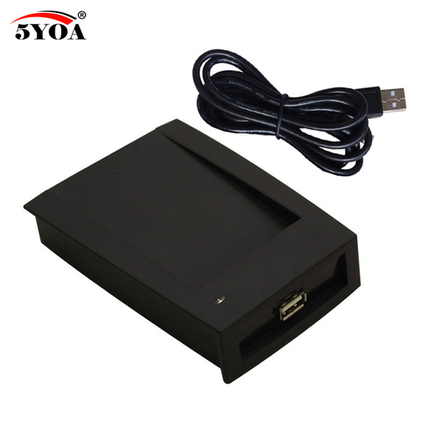 5YOA 125Khz RFID Reader EM4100 USB Proximity Sensor Smart Card Reader no drive issuing device EM ID USB for Access Control