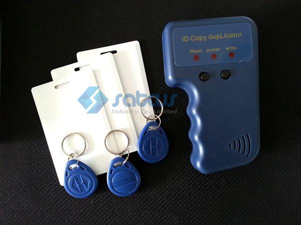 125khz-135khz Portable RFID Card Copier Duplicator ID EM Mifare Access Control Card Reader And Writer With 3 Writable CARDS & 3 TAGS