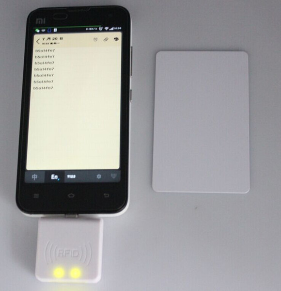 Micro USB NFC Reader 13.56Mhz RFID Proximity Sensor Smart Card Reader 4/7 bytes UID adaptible for Android Linux Windows