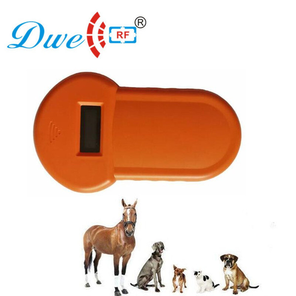 Mini Handheld rf rfid micro animal pet chip reader 134.2khz fdx-b for horses dogs sheep goats fishes cattle