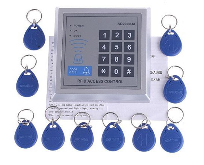 Wholesale - RFID Proximity Entry Door Lock Access Control System with 10 Key Fobs, Free Shipping, Re