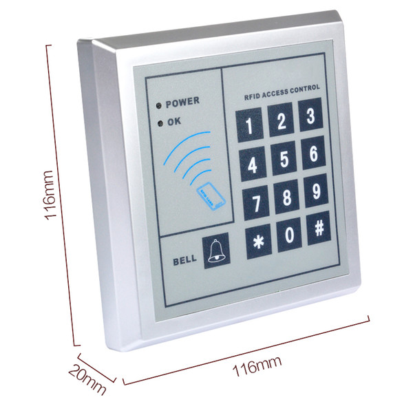 home office apartment Access Control system RFID Max 400 Pcs ID card password entry outdoor keyboad