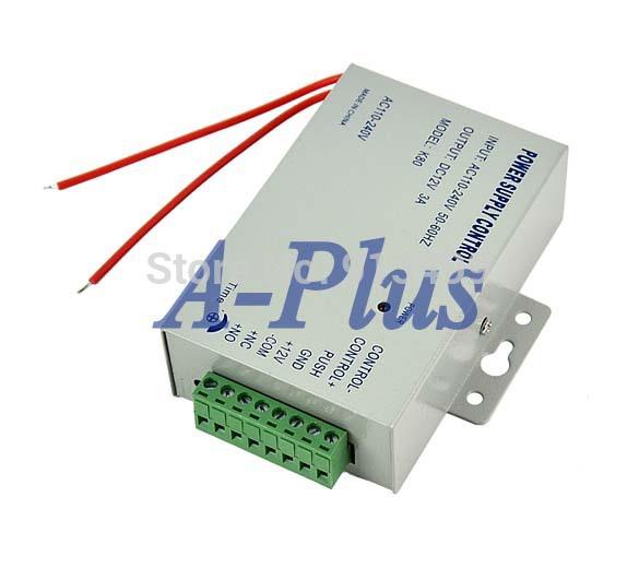 Wholesale-DC 12V New Door Access Control system Switch Power Supply 3A/AC 110~240V 11645 Z