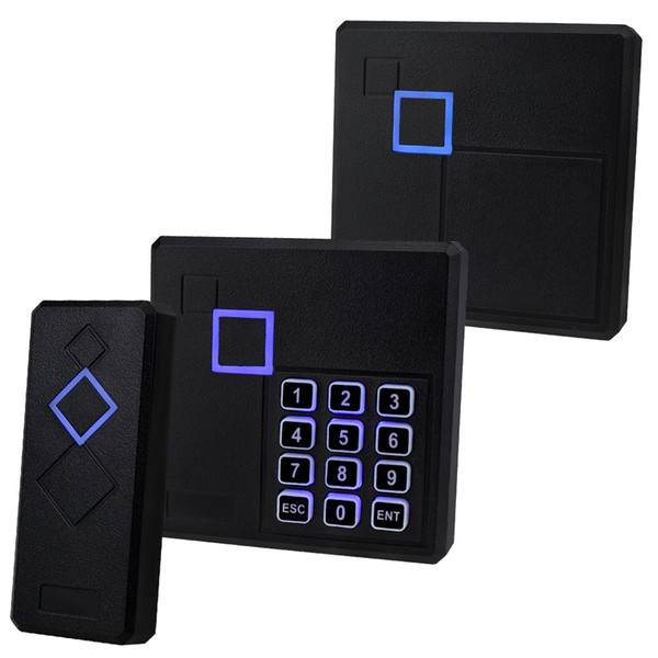 IP65 Waterproof RFID Reader Access Control Card Reader 125KHz/13.56MHz Smart Card Keypad Lock with LED For Door Security System