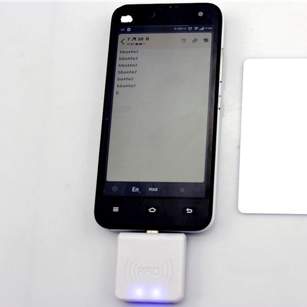 Factory direct new Android Phone Tablet 13.56Mhz ISO 14443A Rfid reader /Plug & Play USB R65C +3pcs M1 Cards