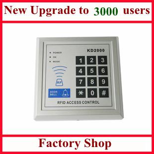 New Upgrade 3,000 Users Standalone Single Door 125KHz RFID Access Control