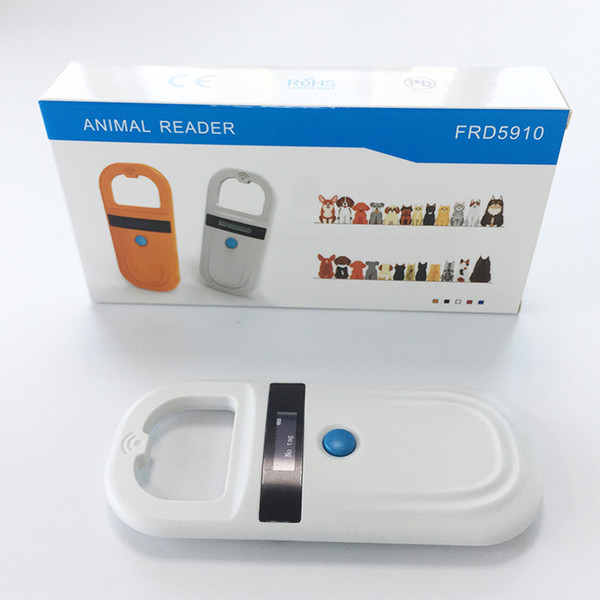 ISO11784 11785 FDX-B Handheld RFID scanner pocket mini RFID pet microchip pigeon ring reader