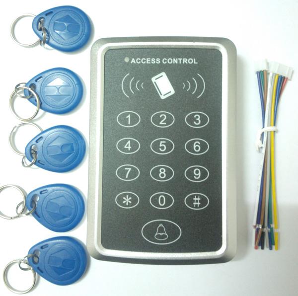 RFID Proximity Door Access Control Keypad system 125KHz EM ID card Access Controller + 5pcs rfid tag