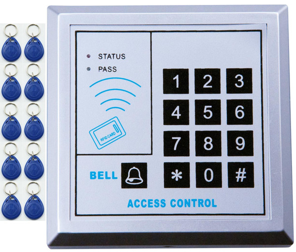 RFID Proximity Door Access Control Keypad system 125KHz EM ID card Access Controller + 10pcs rfid tag