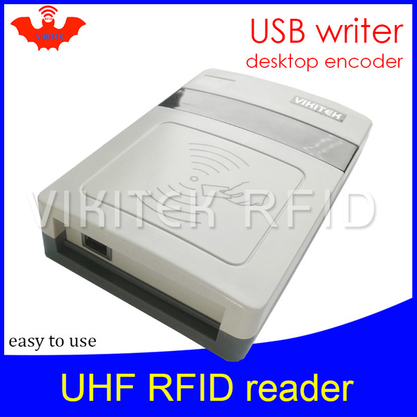 UHF RFID reader short range Integrated Reader VIKITEK VFR08 usb port desktop rfid tag encoder writer easy to use copier writer