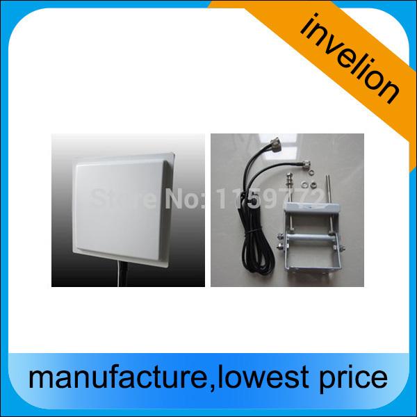 Wholesale- 12dbi antenna uhf rfid / high range 120km/h rfid panel antenna linear Polarization N port/Connector