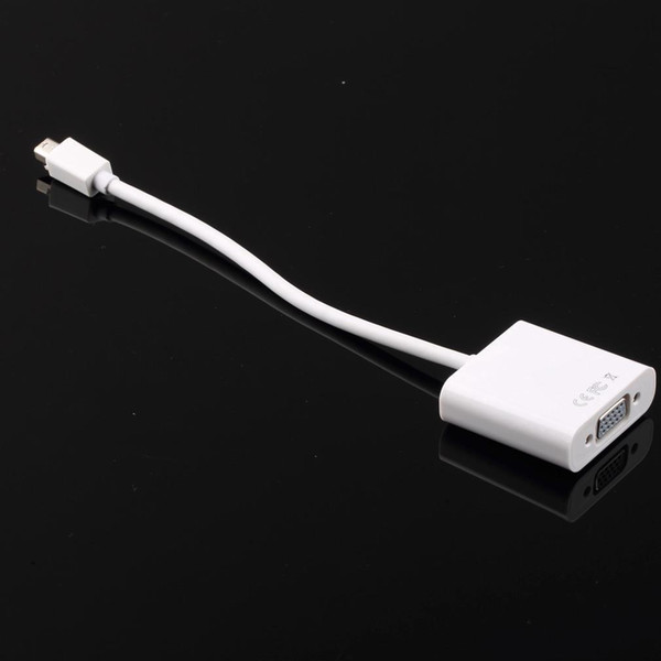 Mini DP To VGA Adapter Cable Mini Displayport To VGA D-Sub Converter 1080P Cables For Macbook Pro Air