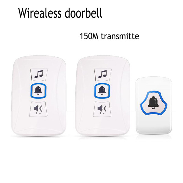 New Wireless Doorbell Wall Plug-in Cordless Waterproof Home Door Bell Chime 150M Range with 32 Chimes Easy Install doorbell ring