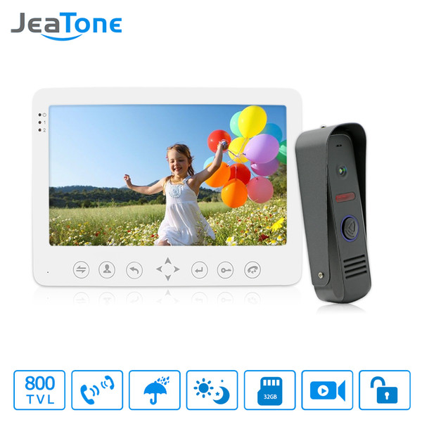 JeaTone Best Intercom Systems Most Affordable Price Residential Commercial Home Security Video Door Phone Kit Door Entry System