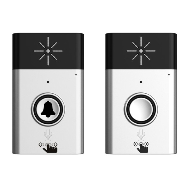 CST-H611 H6 Wireless Doorbell Voice Intercom 300M Distance Outdoor Transmitter Indoor Receiver Intelligent With Fixed Paste