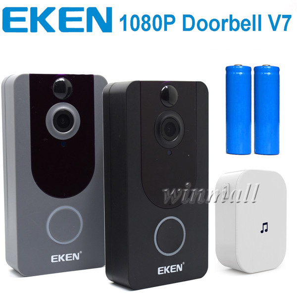 EKEN V7 1080P Smart Home Video Doorbell Camera Wireless Wifi Real-Time Phone Video Cloud storage Night Vision PIR Motion Detection