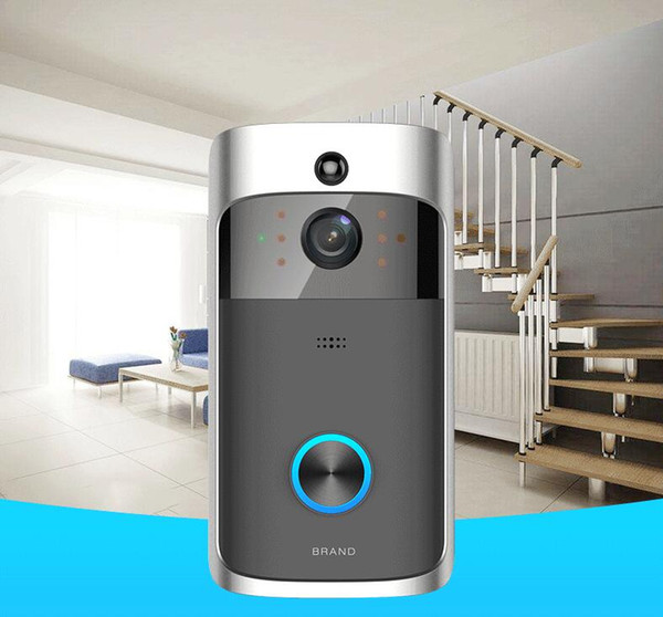 NEW HD 720P WiFi Video Doorbell Camera IR Night Vision Two-Way Audio Battery Operation Door Phone Intercom