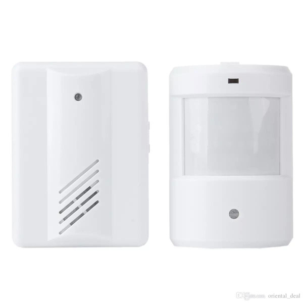 Hot Wireless Remote Motion Sensor doorbell Detector Driveway Garage Alarm Alert Secure System Kit Patrol Doorbell Wireless Detector