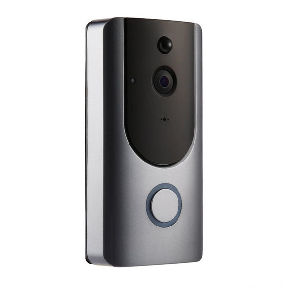 HD 720P Wireless WIFI Video Doorbell HD Intercom Visible Monitor Night Vision Intelligent Doorbell PIR Motion Detection Remote Control