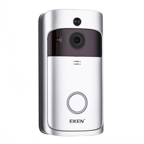 EKEN WiFi Smart Wireless Security DoorBell HD 720P Visual Intercom Recording Video Door Phone Remote Home Monitoring Night Vision