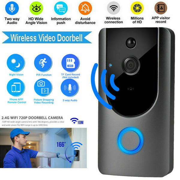 Smart IP Video Intercom WI-FI Video Door Phone Door Bell WIFI Doorbell Camera For Apartments IR Alarm Wireless Security Camera