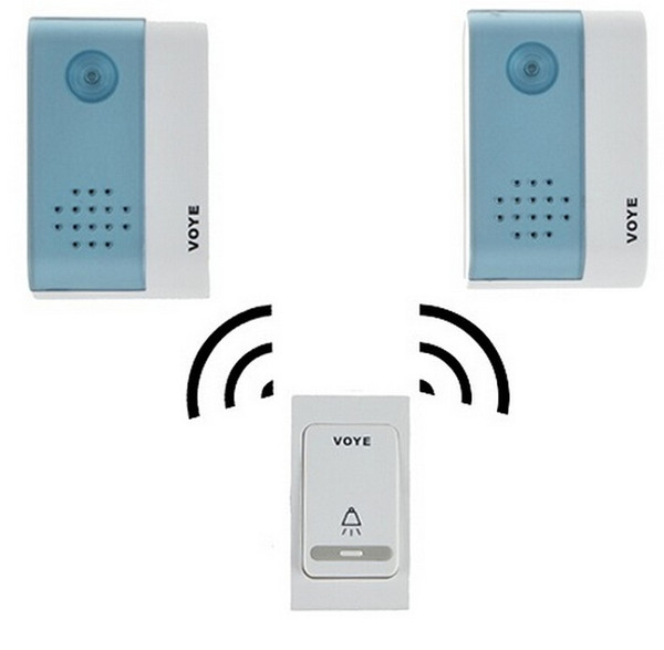 2016 NEW Remote Wireless Door Bell -1 Remote Control 2 Wireless digital Receiver Doorbell