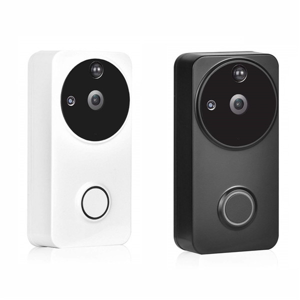 720P HD Smart WiFi Video Door Bell Camera Intercom Doorbell Real-Time Two-Way Talk Night Vision PIR Motion Detection App for iOS Android