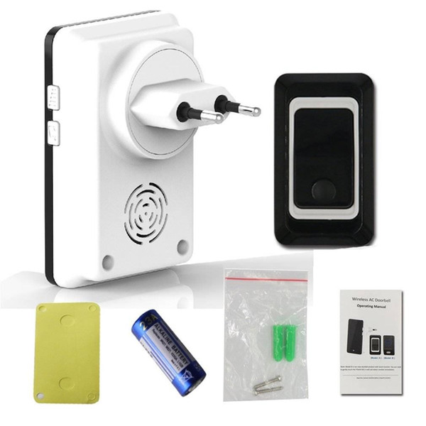 Home Wireless Door Bell Doorbell Energy Saving Door Bell EU Plug for Access Control System