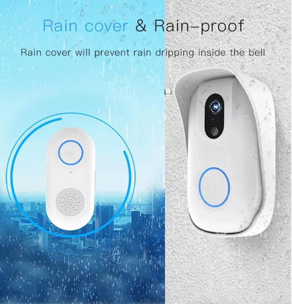 WIFI Doorbell Wireless Smart Doorbell Security Camera Night Vision Visual Doorphone Phone Remote Viewer Intercom