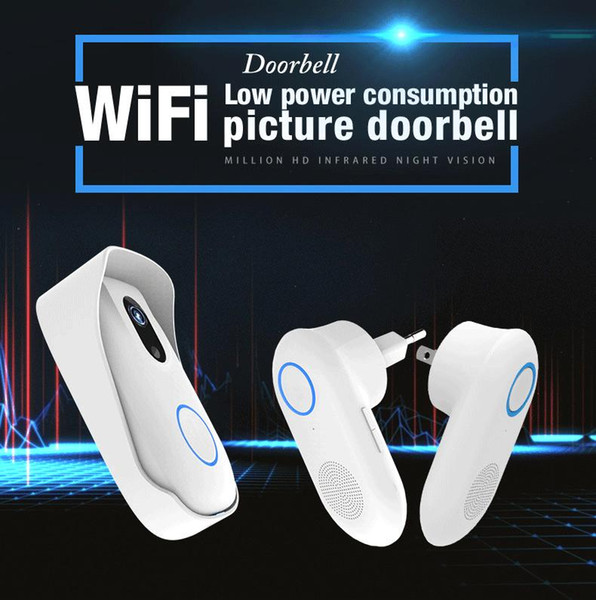 Waterproof WIFI Video Doorbell Wireless Smart Doorbell Security Camera Night Vision Visual Doorphone Phone Remote Viewer Intercom