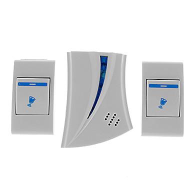 Home Entry Access Control DoorBell Chime Doorbells Wireless Remote Control Alarm Music 2 Button