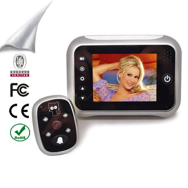 3.5 inch TFT LCD screen video Recording Doorbell Viewer Door Peephole Security Camera 32GB support