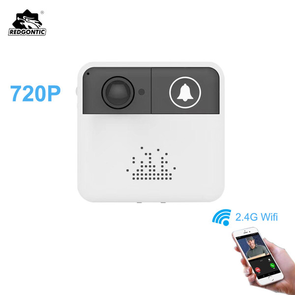 Smart Wireless Doorbell HD 720P WIFI Video Doorbell Night Vision Video Camera Two-Way Audio APP Control for iOS Android Phones