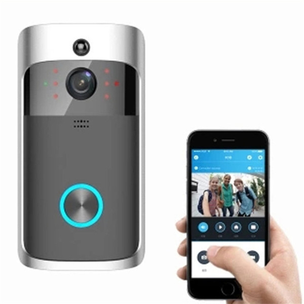 Smart Wireless Security wifi doorbell HD 720P video intercom Recording Video Door Phone Remote Home Monitoring video door bell