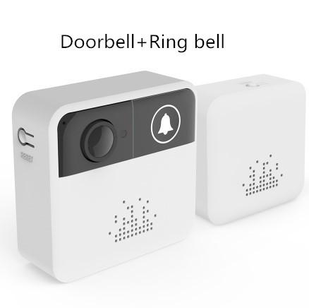 Wireless Video Doorbell HD 720P WiFi Home Smart Doorbell Camera with Door Bell Ring Alarm Chime Phone Intercom Audio Free APP Control