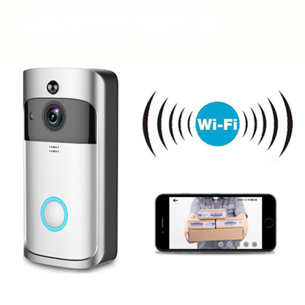 Smart WiFi Security video DoorBell with Visual Recording Low Power Consumption Remote Home Monitoring Night Vision Video Door Phone