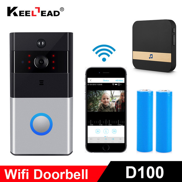 bell wireless KEELEAD WIFI IP Doorbell 720P Camera Video Door bell Night Vision IR Motion Detection Alarm Security Wireless