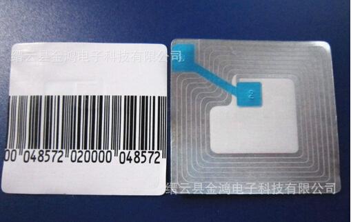 Wholesale Free shipping EAS SOFT TAG SOFT MAGNETIC STRIP 1000PCS /PACK 3*3CM 8.2MHZ RF BARCODE/ EAS SOFT RF LABEL SECURITY SOFT TAG