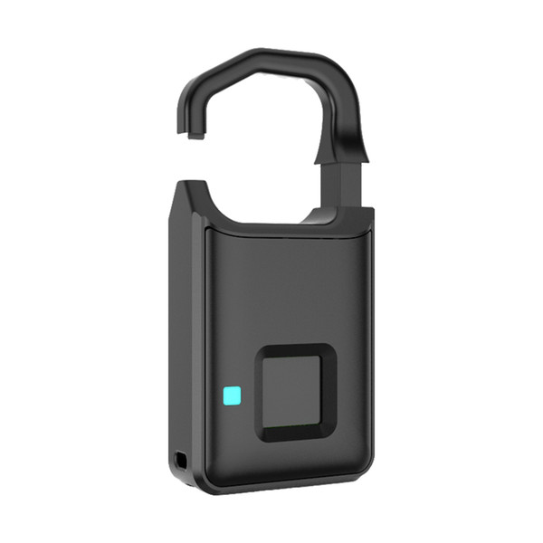 Keyless Fingerprint Lock Smart Fingerprint Padlock USB Charging Waterproof USB Rechargeable Smart Lock for Golf Bag,Suitcase,Gym Locker