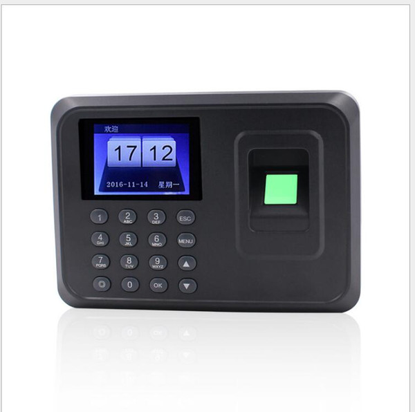 Fingerprint attendance machine password Chinese and English fingerprint sign-in punch card machine