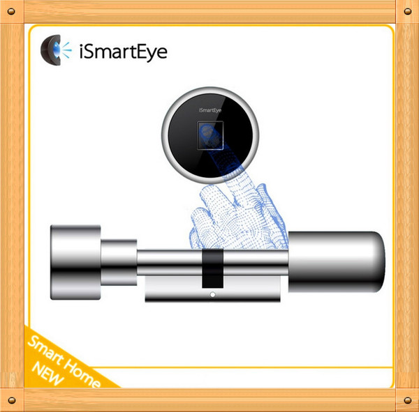 Sample order - iSmartEye L3 Fingerprint Lock Cylinder Convenient installation Smart Lock 70mm 90mm (cylinder+remote+WiFi plug) Free shipping