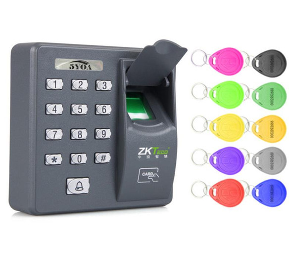 5YOA 5YBX6A Biometric Fingerprint Access Control Intercom Machine Digital Electric RFID Code System For Door Lock Keys Tags