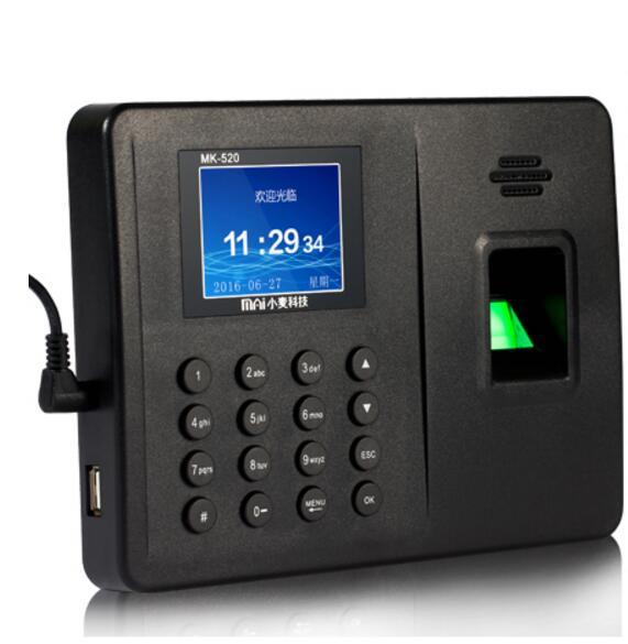 Wholesale- Free shipping Fingerprint Time Attendance/ Clock Employee with usb in English, Portuguese, Spanish, German, Italian,1000 users