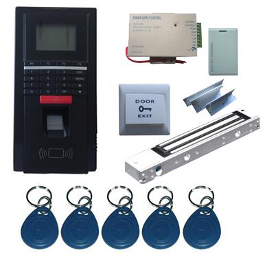 Single Door Biometric Fingerprint and RFID Card Access Control System & Time Attendance Kits