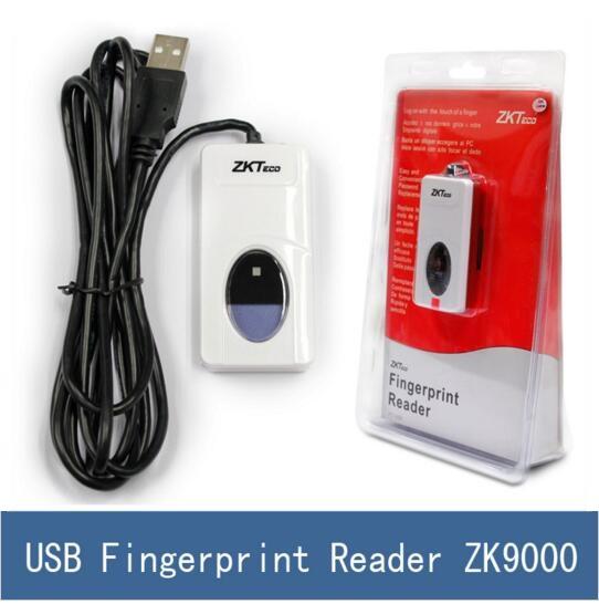 ALK ZK9000 Digital Persona USB Bio Fingerprint Reader Sensor for Computer PC Home Office Free SDK Same URU5000 URU4500 ZKTeco