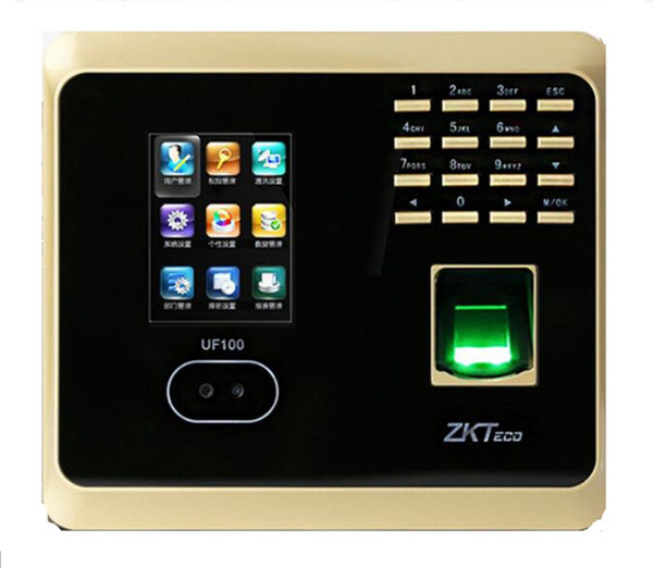 ZK UF100 Multi-biometric identification Time & Attendance Terminal Face Recognition High-resolution infrared and color camera